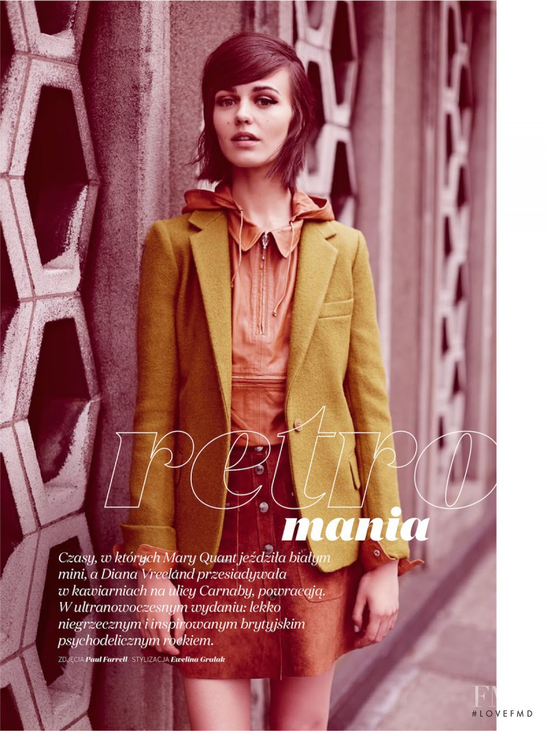 Marta Dyks featured in Retro Mania, November 2014