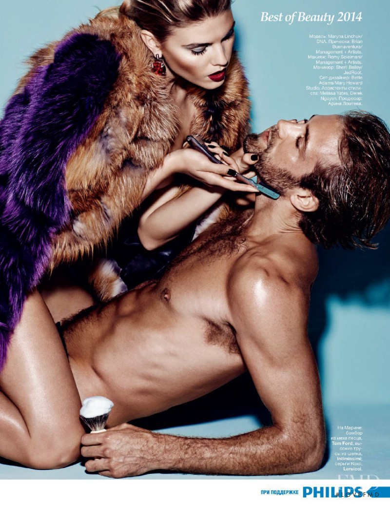 Maryna Linchuk featured in Beast Of Beauty, November 2014