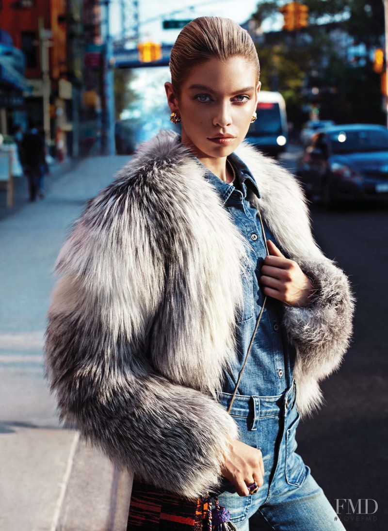 Stella Maxwell featured in Power Puff, November 2014