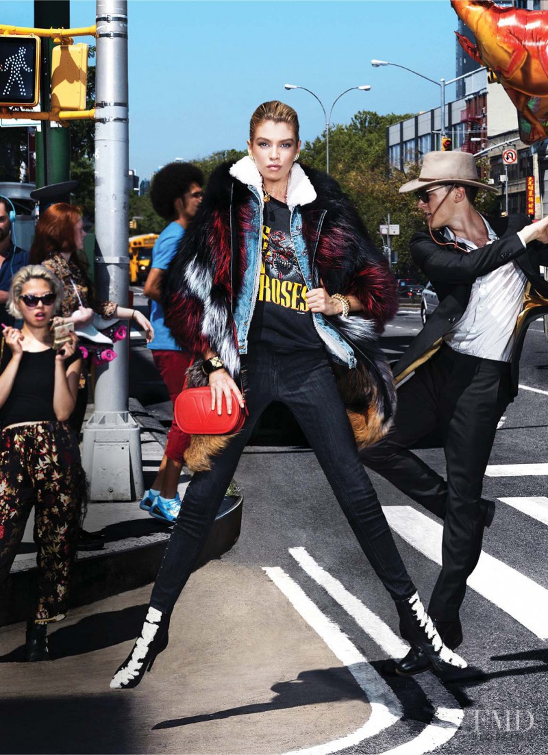 Stella Maxwell featured in Power Puff, November 2014