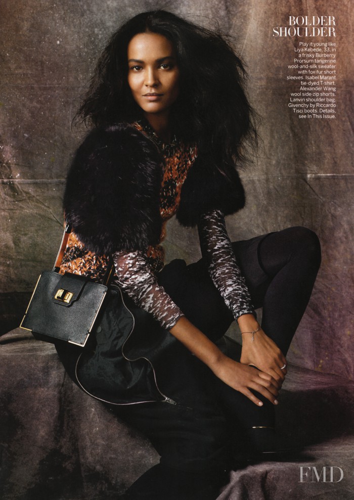 Liya Kebede featured in Double Take, August 2011