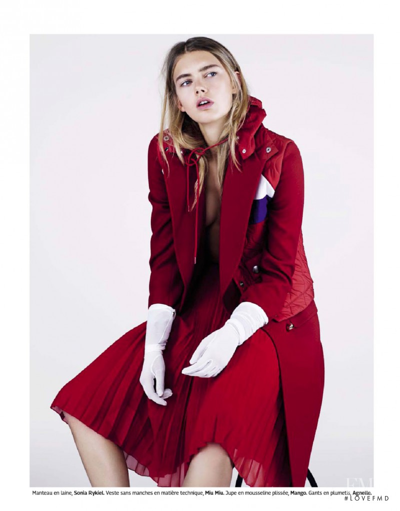 Hanna Verhees featured in Red, October 2014