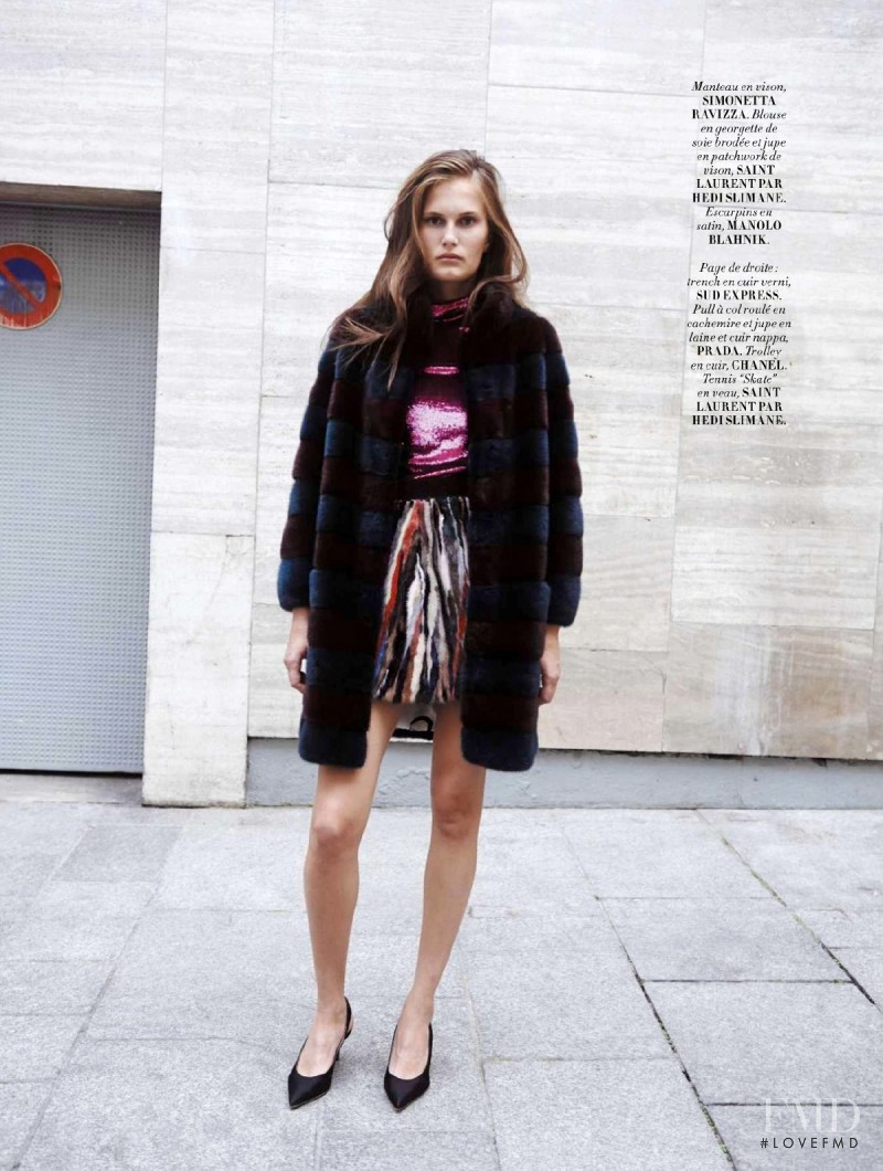 Alla Kostromicheva featured in Parisian Vibe, November 2014