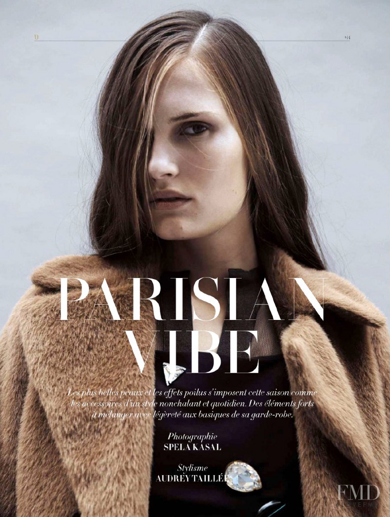 Alla Kostromicheva featured in Parisian Vibe, November 2014