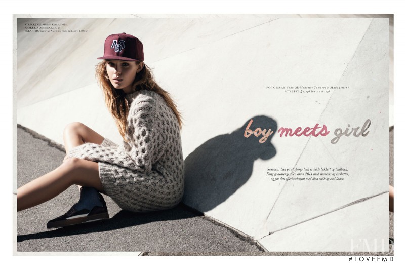 Josephine Skriver featured in Boy Meets Girl, November 2014