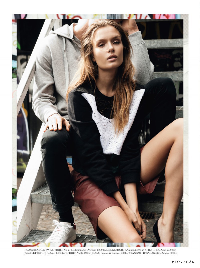 Josephine Skriver featured in Boy Meets Girl, November 2014