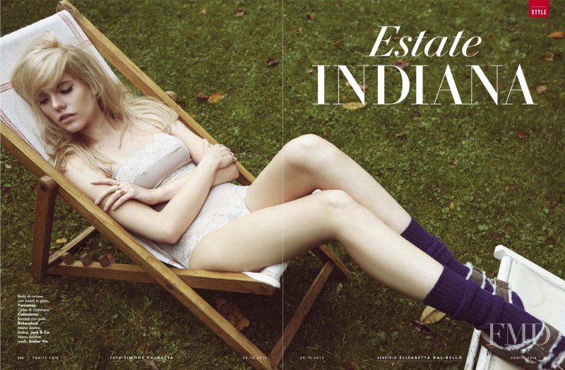 Mia Stass featured in Estate Indiana, October 2014