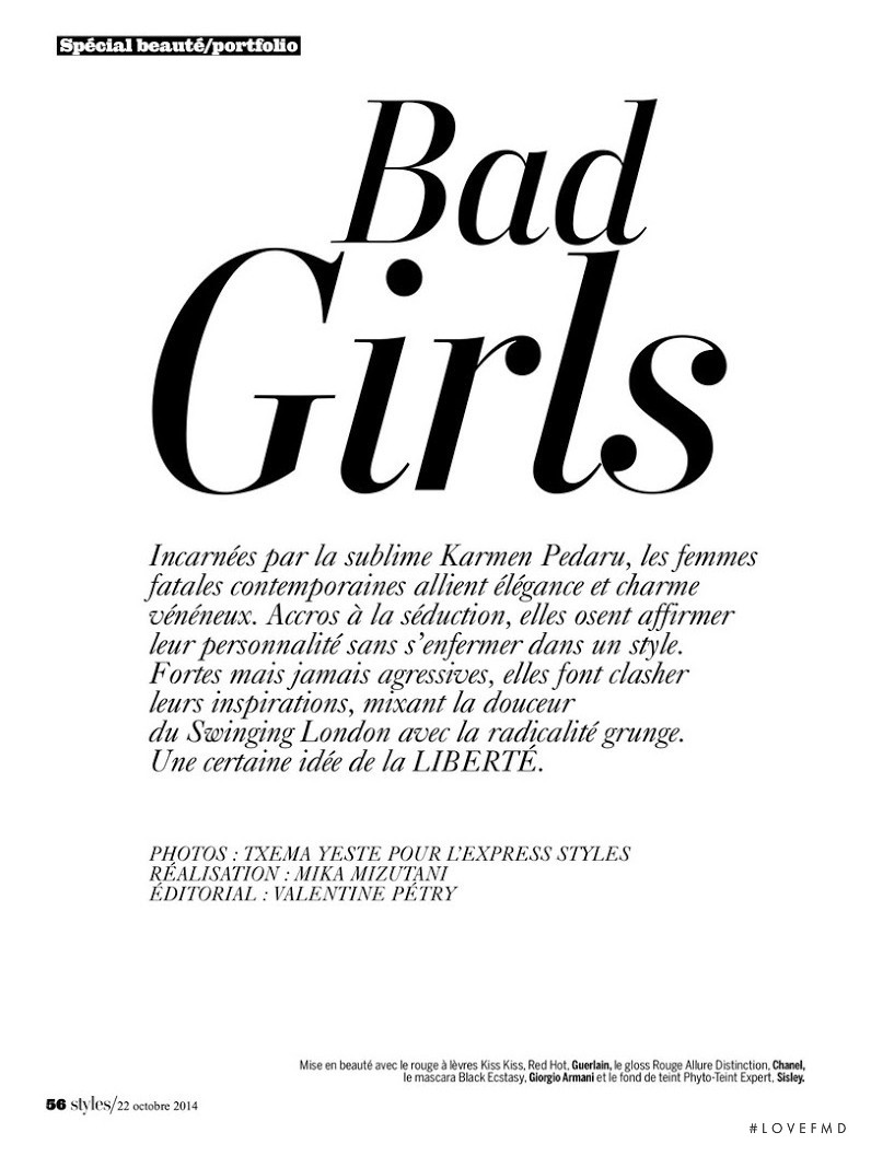 Bad Girls, October 2014