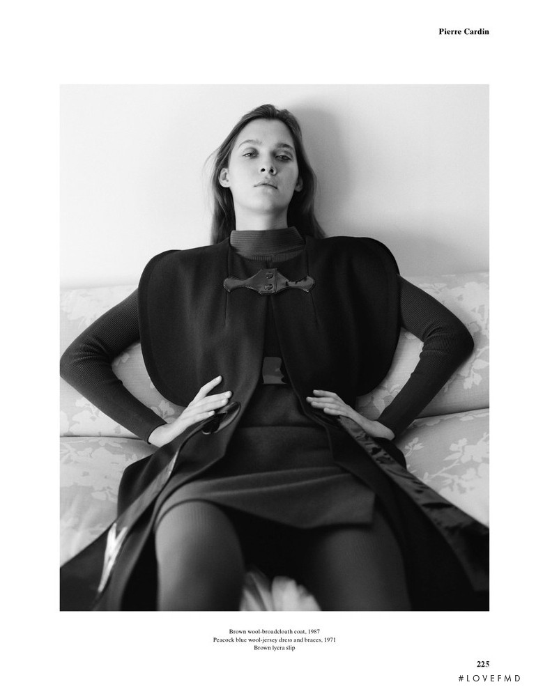 Emma Waldo featured in The legendary Pierre Cardin, November 2014