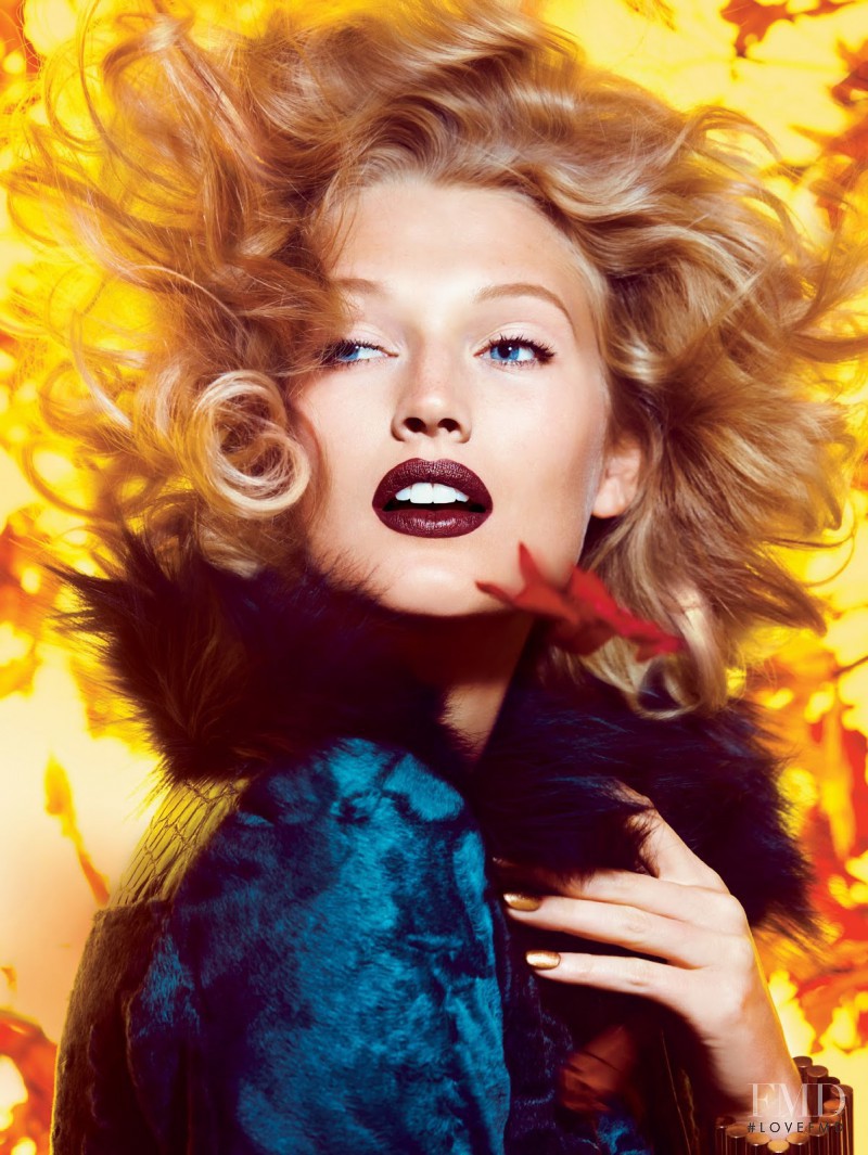 Toni Garrn featured in Lip Bombs, November 2014