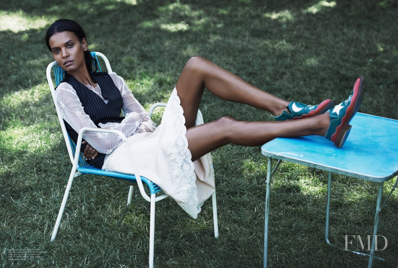 Liya Kebede featured in Liya, September 2014