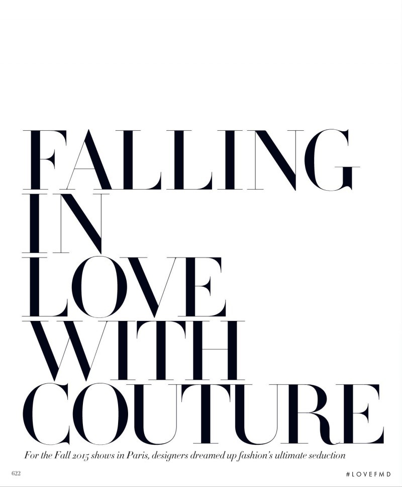 Fallin in Love with Couture, September 2014