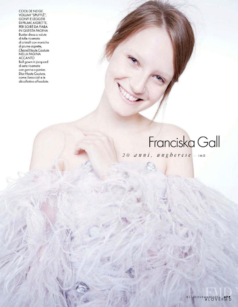 Franciska Gall featured in Teen Queen, November 2014