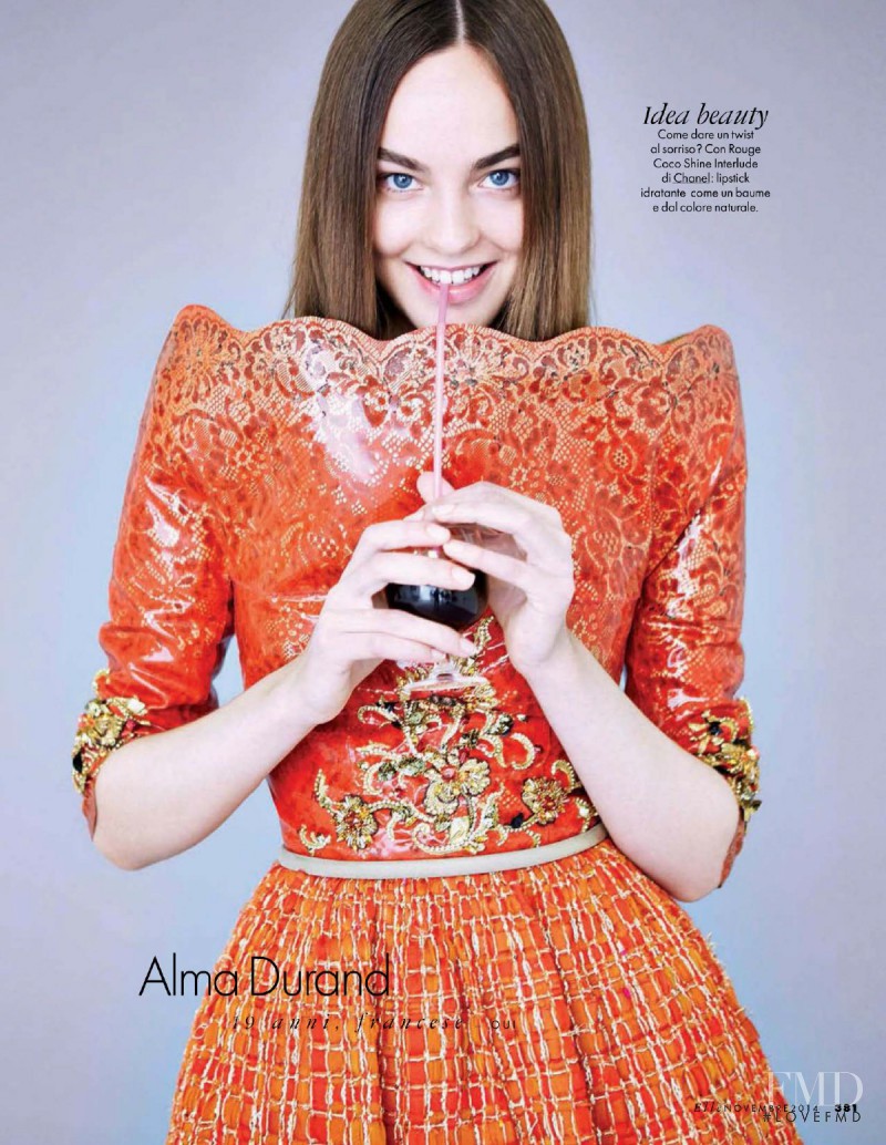 Alma Durand featured in Teen Queen, November 2014