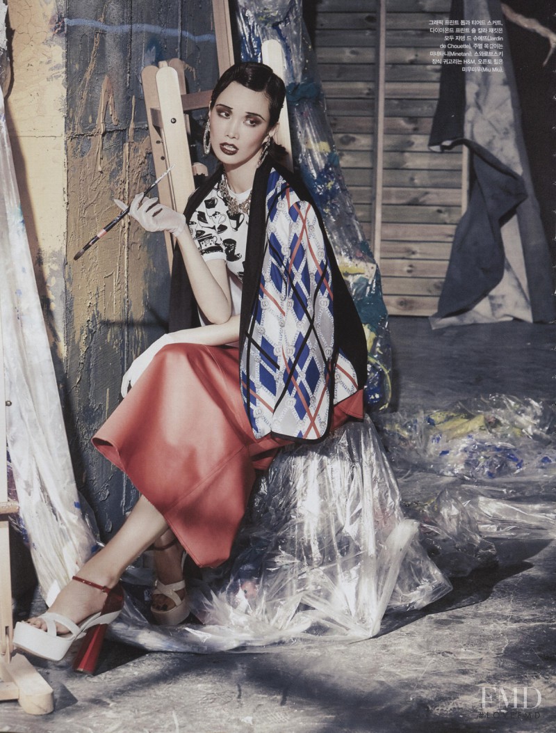 Kyung-Ah Song featured in Fashion Creatures, April 2014