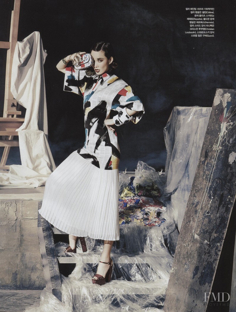 Kyung-Ah Song featured in Fashion Creatures, April 2014