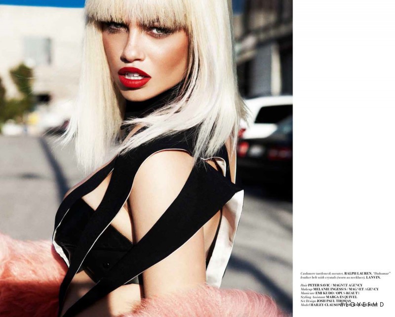 Hailey Clauson featured in Siren\'s Call, November 2014