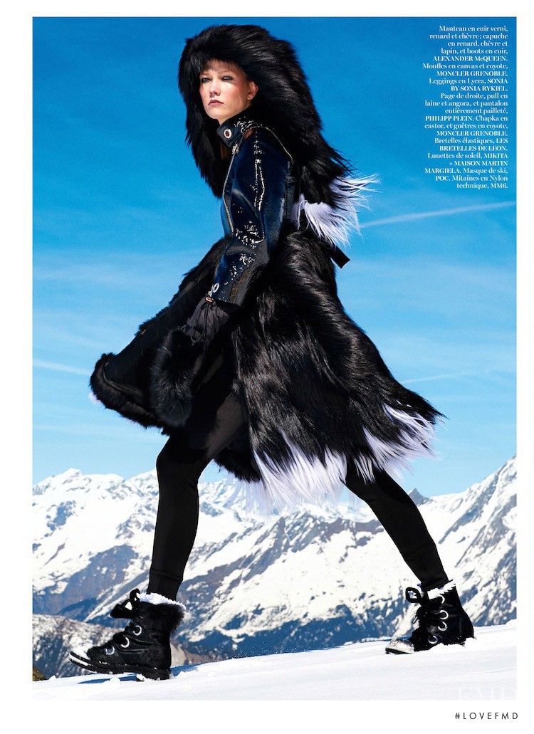 Karlie Kloss featured in Hors Piste, November 2014