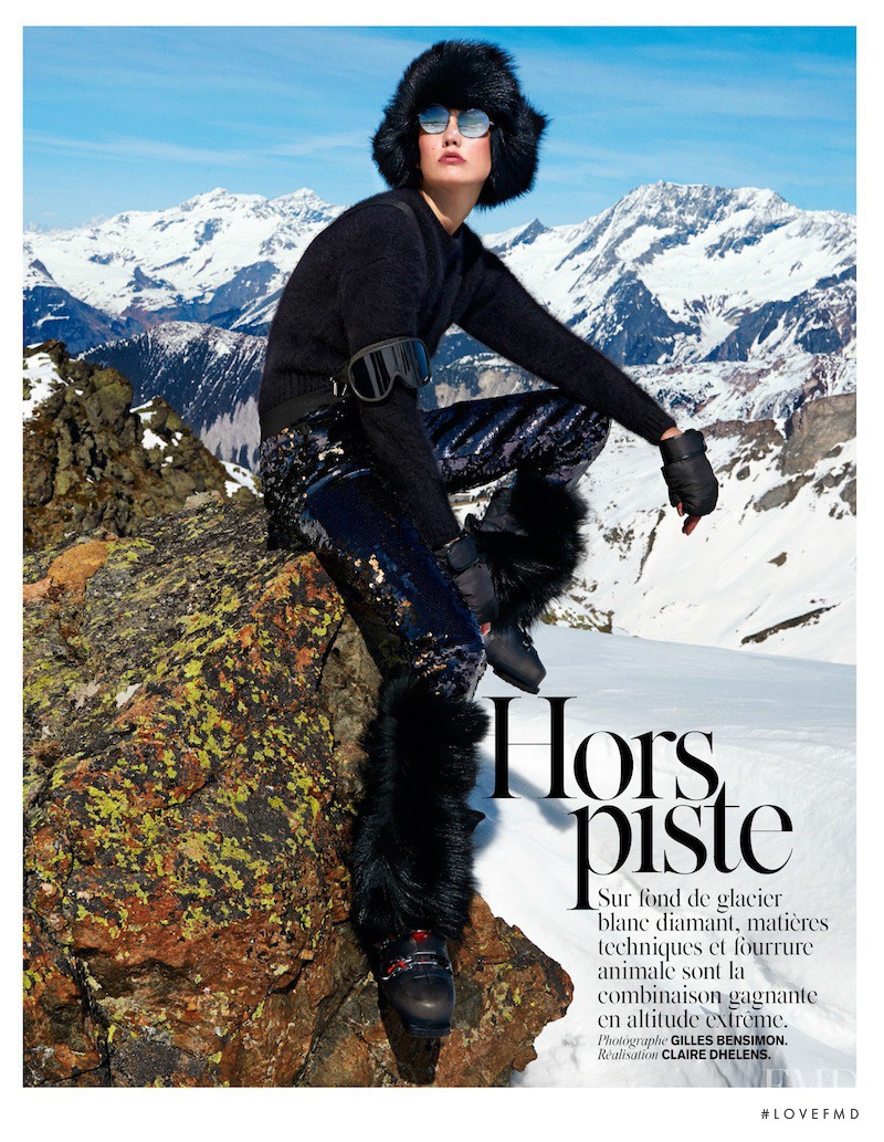 Karlie Kloss featured in Hors Piste, November 2014