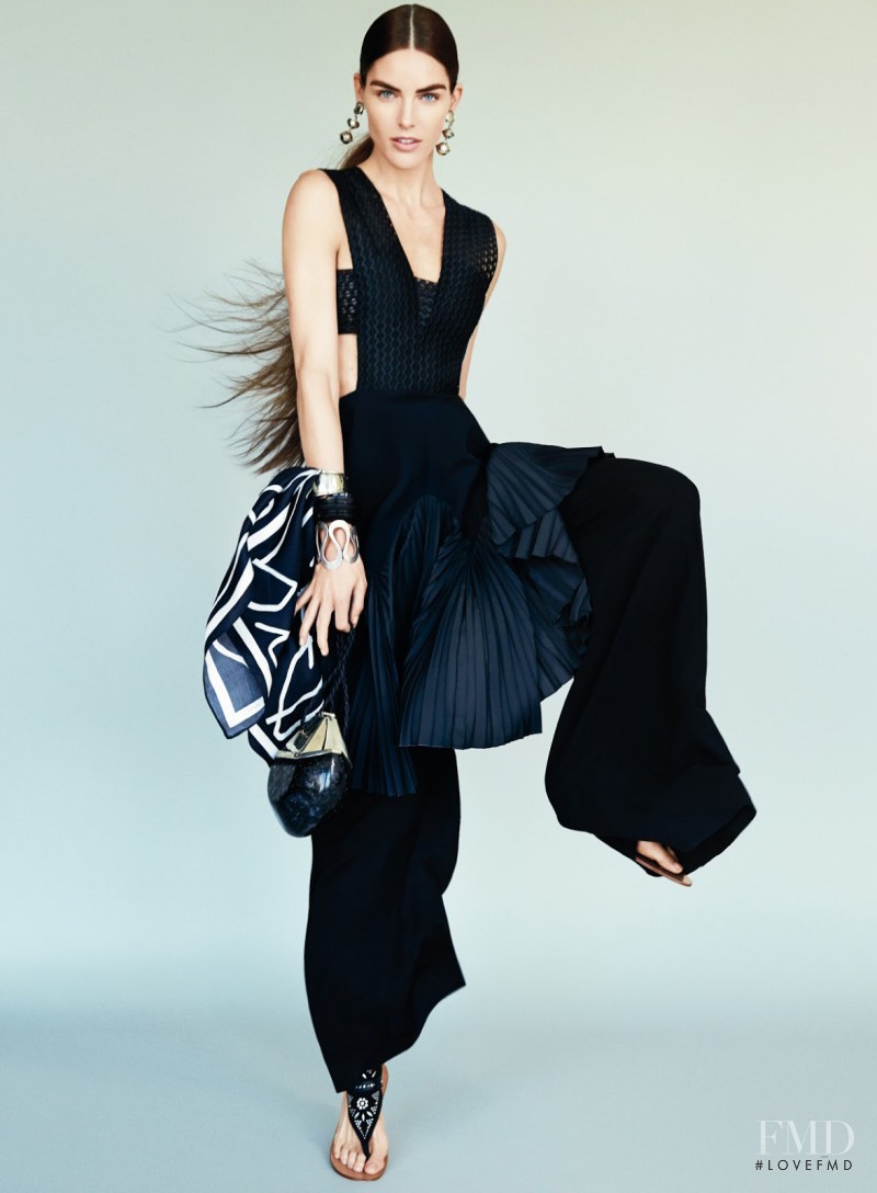 Hilary Rhoda featured in Black & White & Chic All Over, December 2014