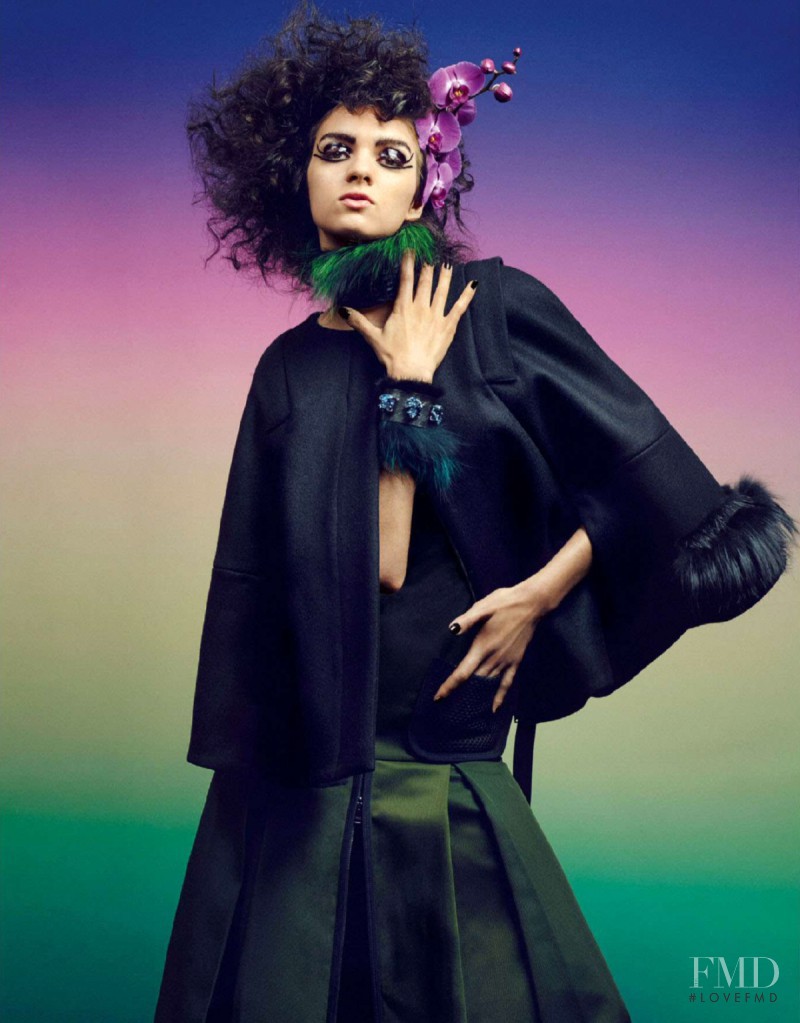 Magda Laguinge featured in Veni Vidi Fendi, November 2014
