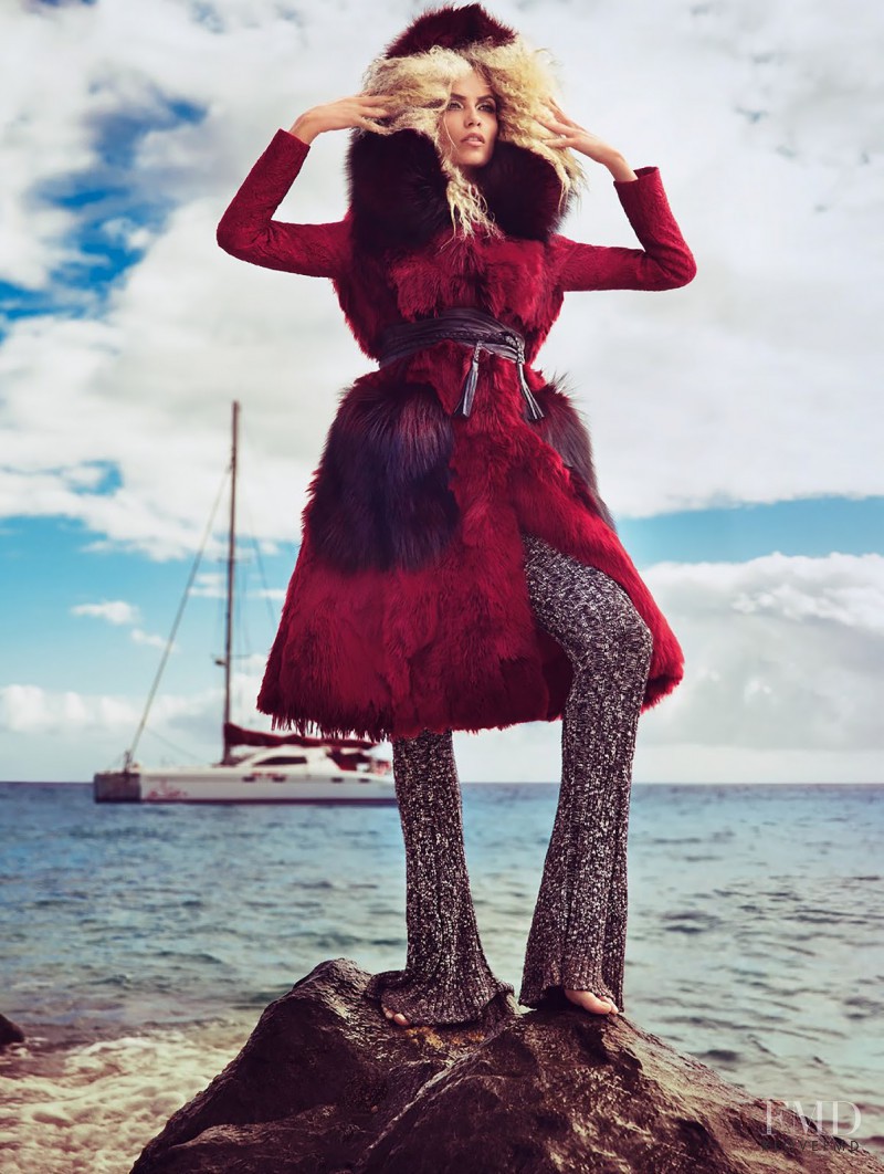 Natasha Poly featured in La Pirate, November 2014