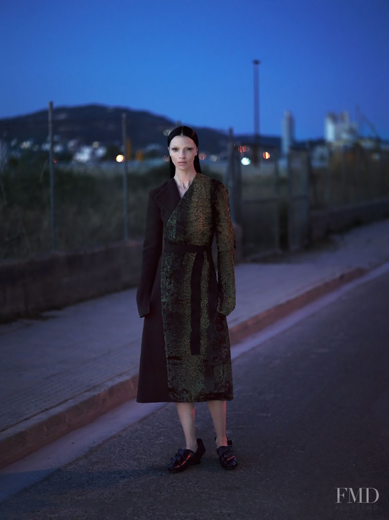 Mariacarla Boscono featured in Blue Note, November 2014