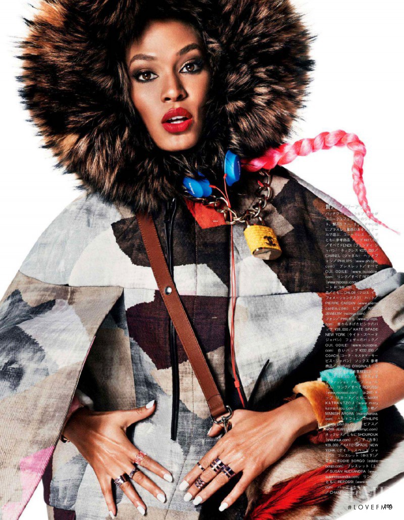 Joan Smalls featured in Painting Of Winter, December 2014