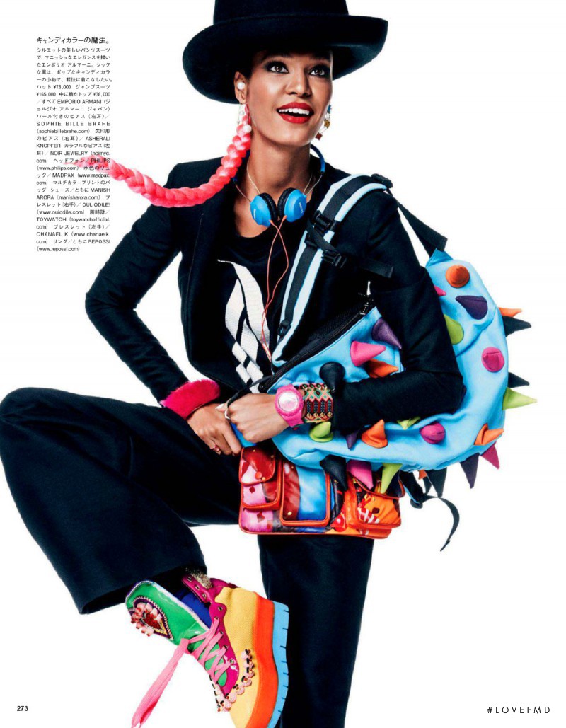 Joan Smalls featured in Painting Of Winter, December 2014