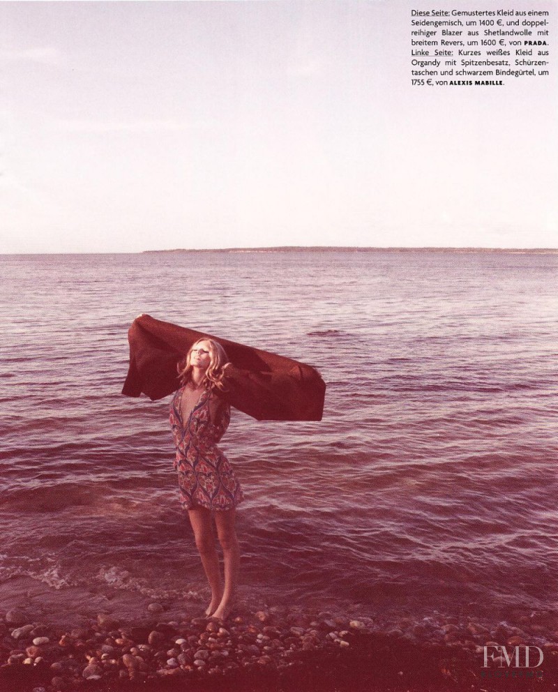 Toni Garrn featured in Holiday, January 2010