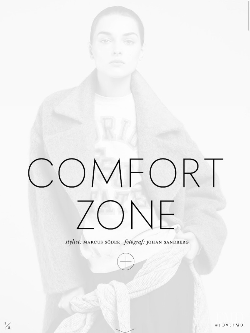 Daga Ziober featured in Comfort Zone, November 2014