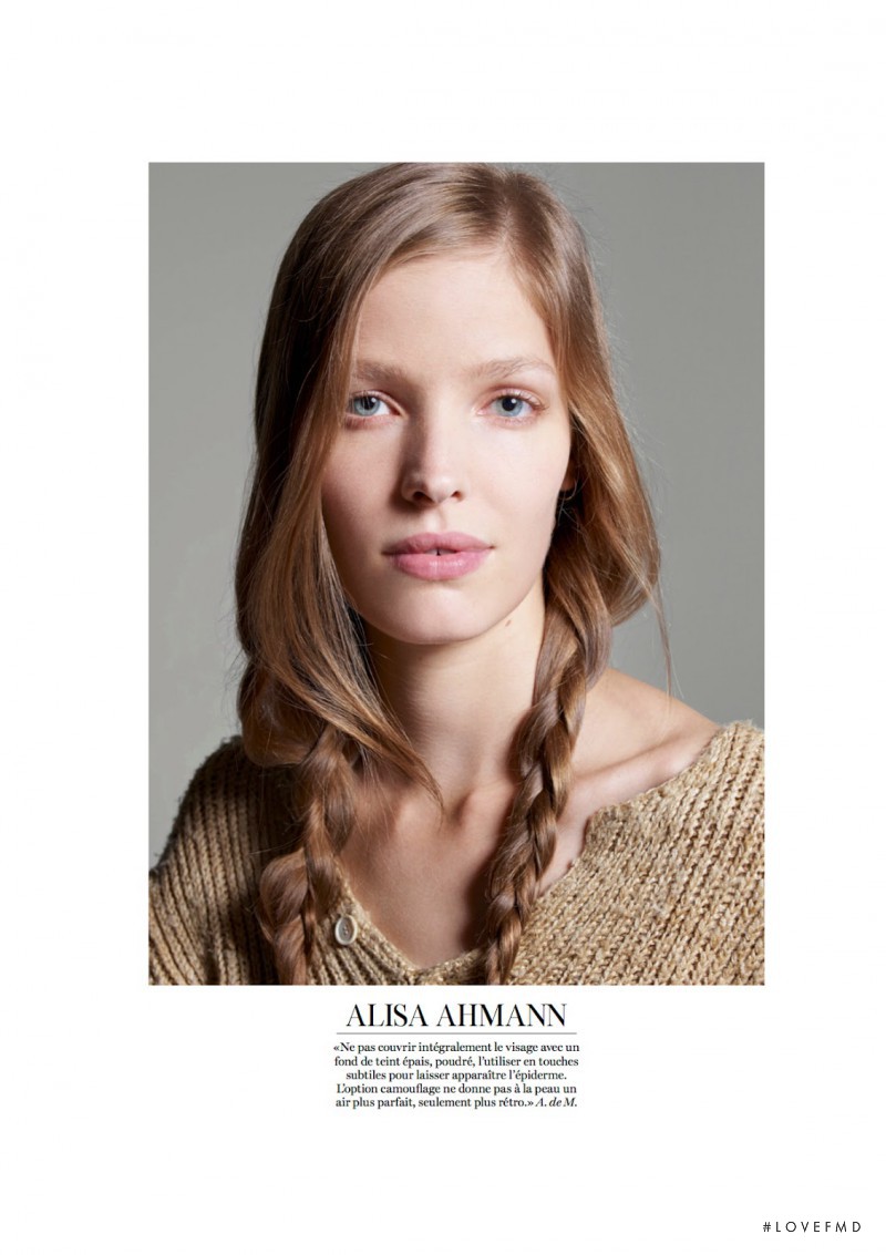 Alisa Ahmann featured in Double Jeu, November 2014