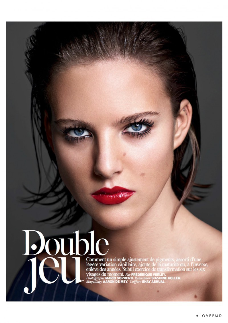 Eliza Cummings featured in Double Jeu, November 2014