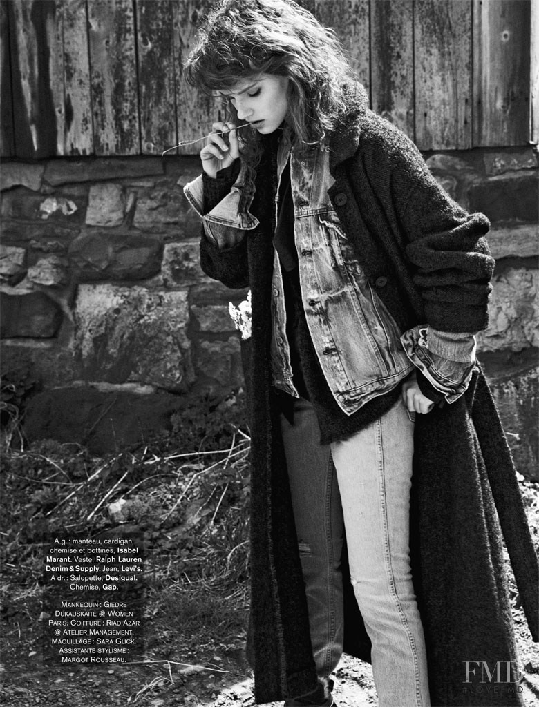 Giedre Dukauskaite featured in Androjean, December 2014