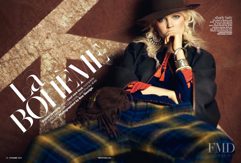 Ola Rudnicka featured in La Bohème, November 2014