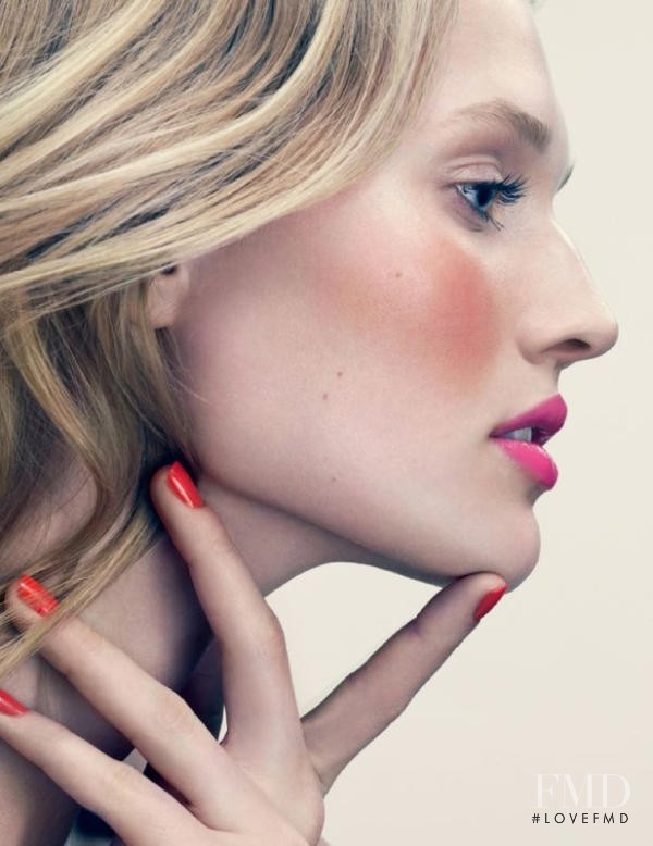 Toni Garrn featured in Pop Up Make Up, March 2011