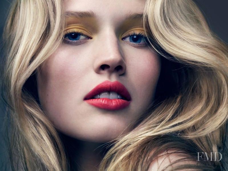 Toni Garrn featured in Pop Up Make Up, March 2011