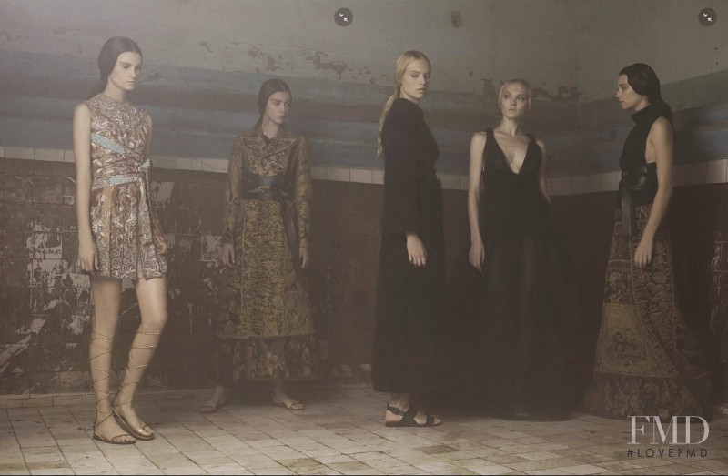 Charlene Hoegger featured in Valentino Haute Couture, September 2014