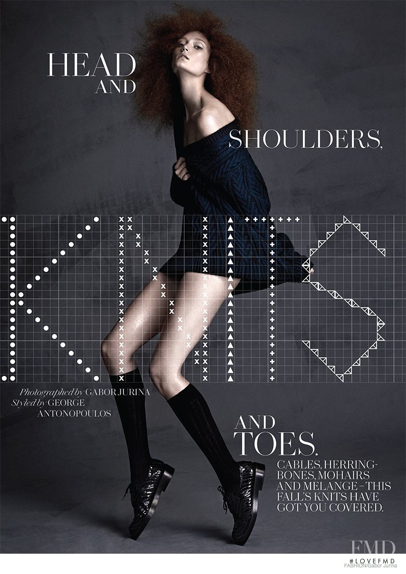 Sophie Touchet featured in Head And Shoulders, Knits And Toes, October 2014