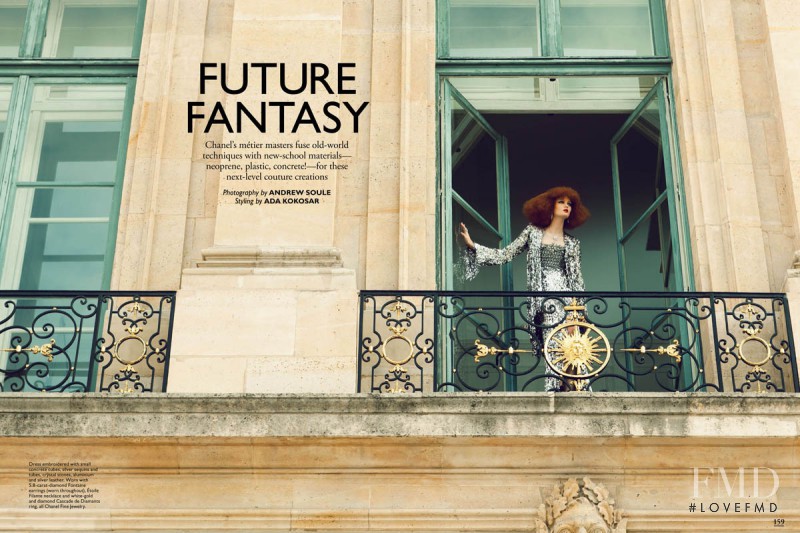 Sophie Touchet featured in Future Fantasy, December 2014