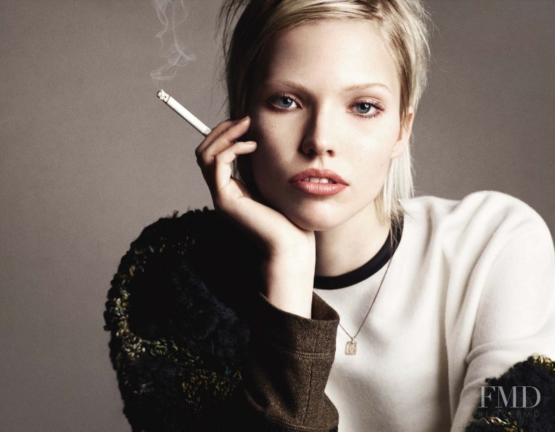 Sasha Luss featured in Short & Easy, December 2014