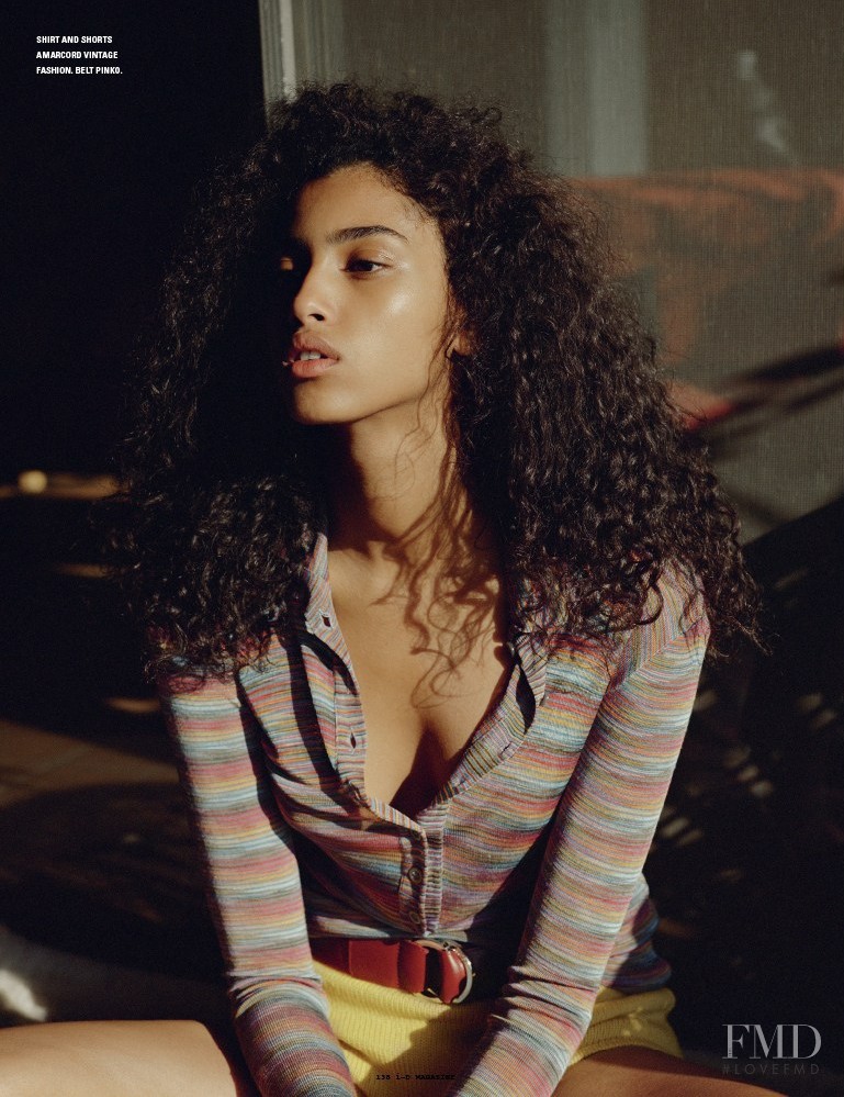 Imaan Hammam featured in Absolute Beauty, December 2014