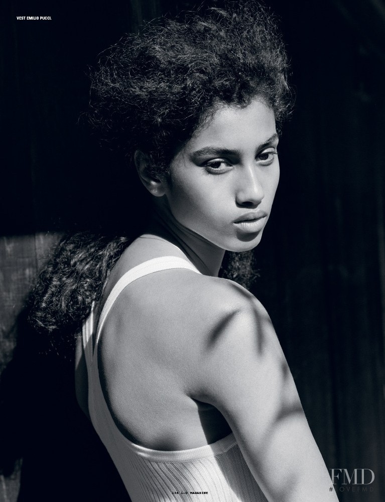 Imaan Hammam featured in Absolute Beauty, December 2014