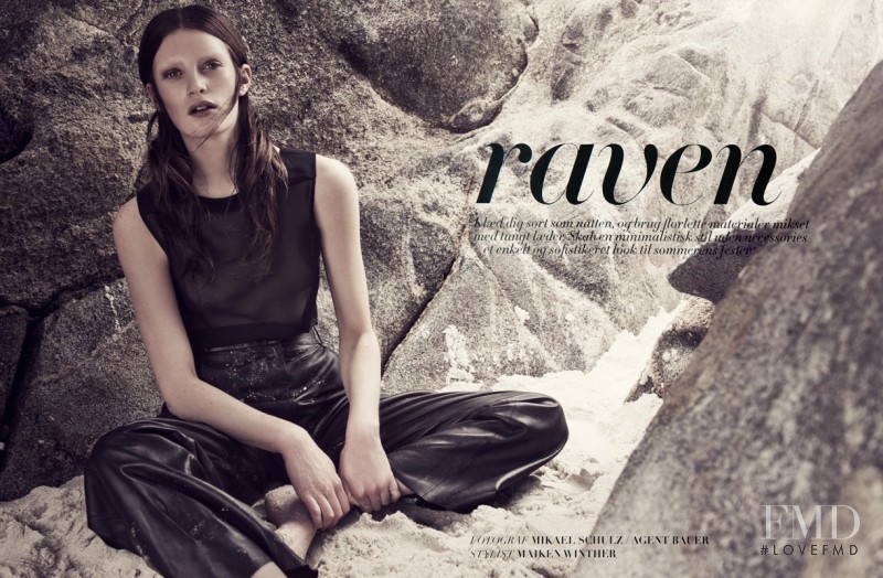 Milly Simmonds featured in Raven, July 2011