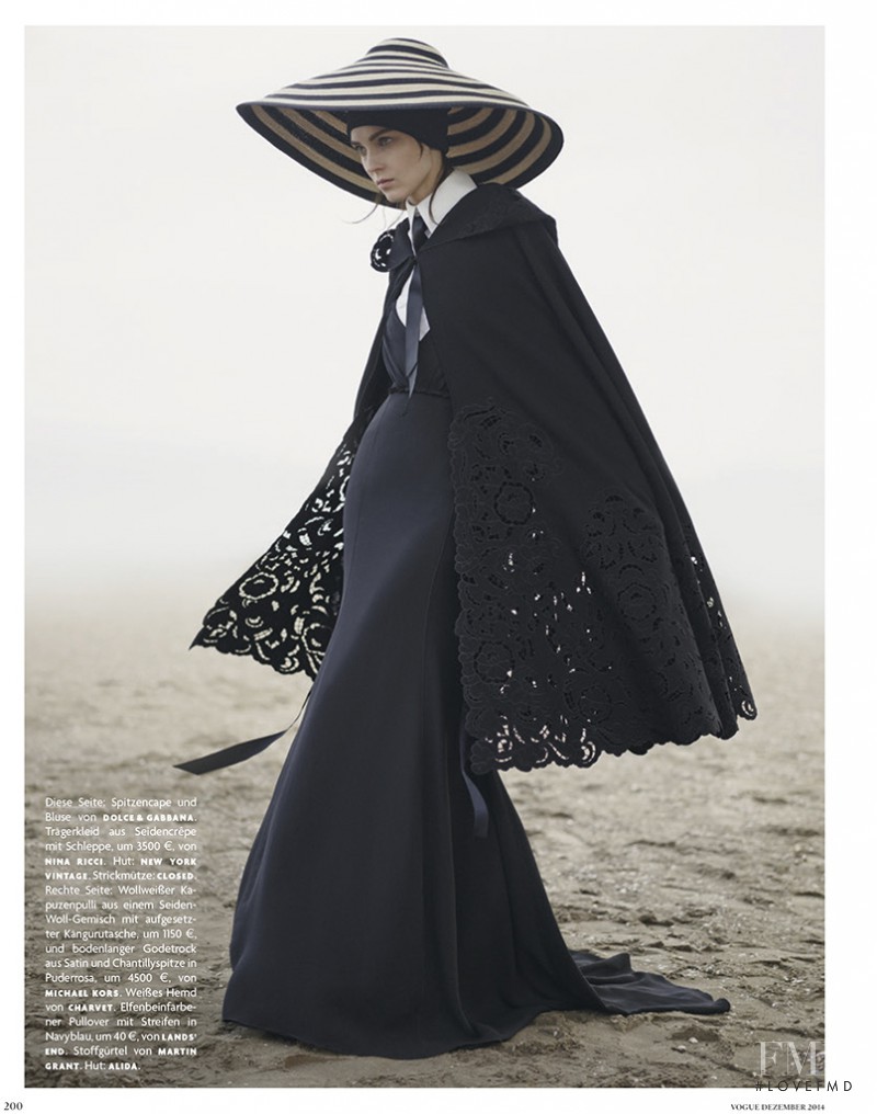 Eigen-Sinnlich in Vogue Germany with Kati Nescher wearing Dolce ...