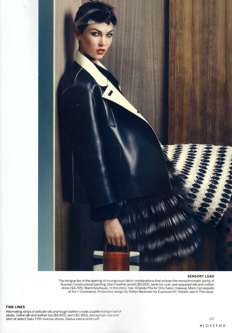 Karlie Kloss featured in Pieced Together, August 2011