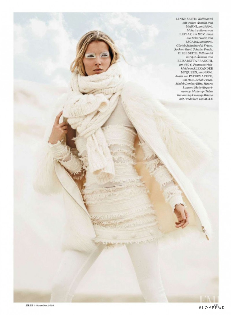 Denisa Dvorakova featured in Wollweiss, December 2014