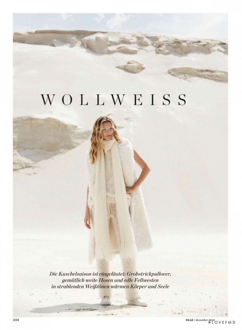 Denisa Dvorakova featured in Wollweiss, December 2014