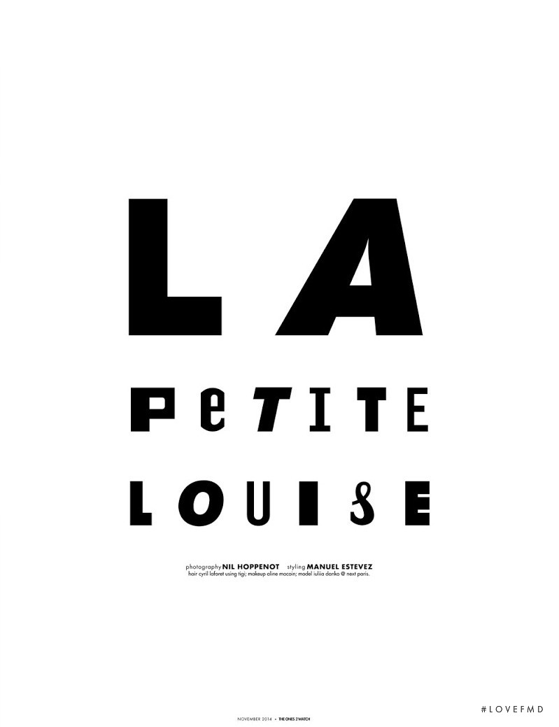 La Petite Louise, November 2014