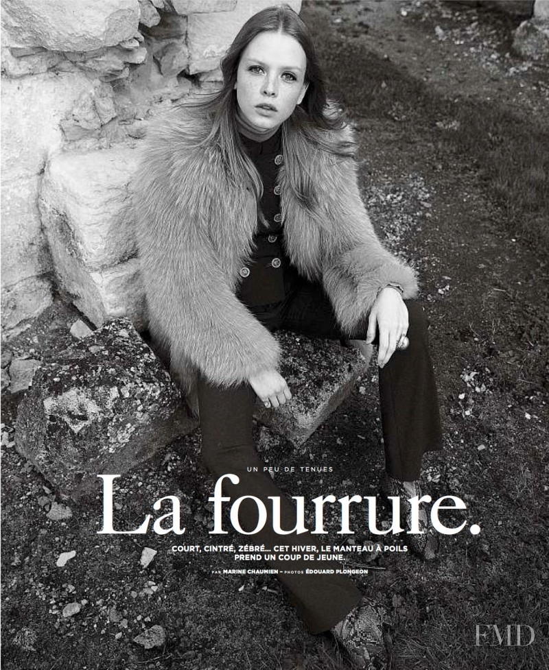 Daniela Witt featured in La Fourrure, November 2014